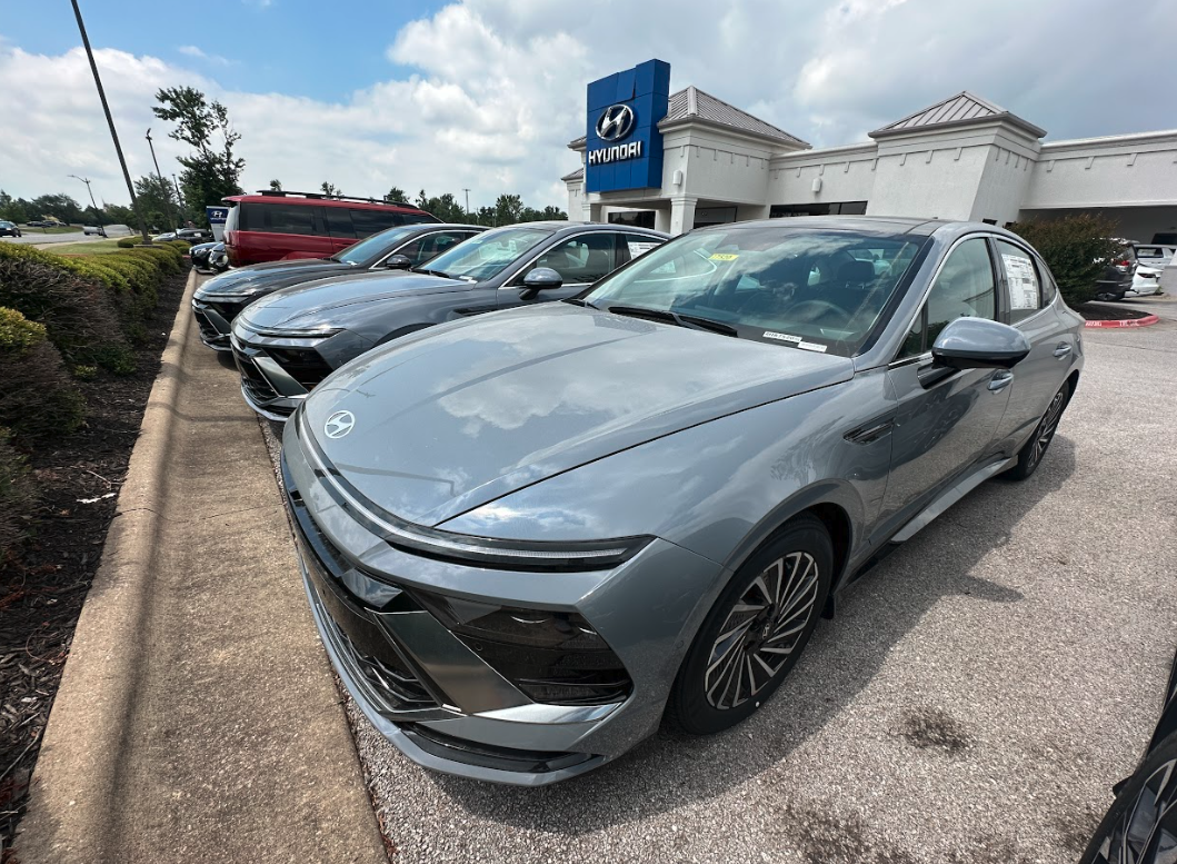 New Hyundai sedan equipped with Highway Driving Assist 2 parked at Crain Hyundai of Bentonville